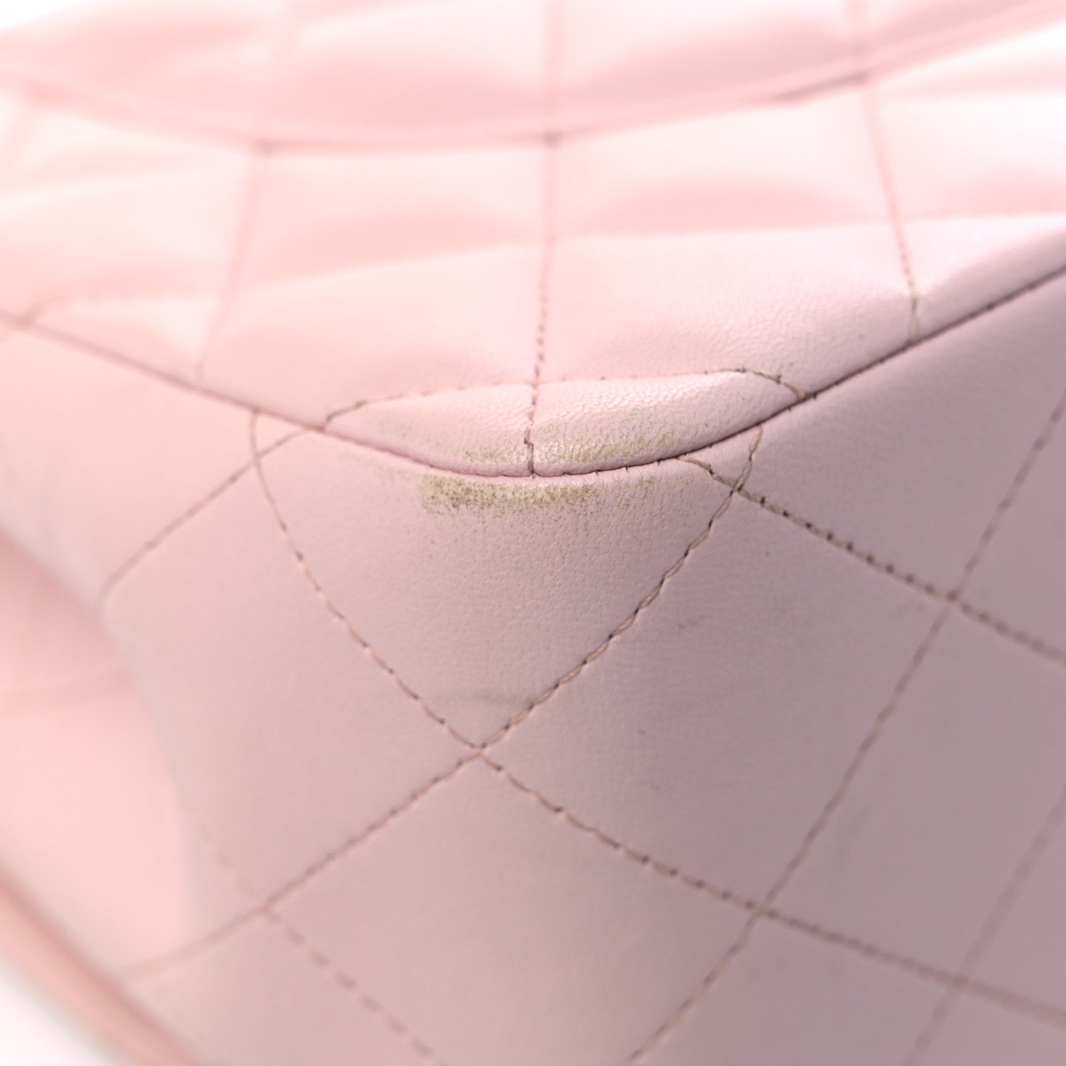 Chanel Lambskin Quilted Jumbo Double Flap Light Pink 10 of 16