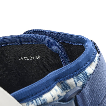 Christian Dior Oblique Jacquard Mens Alpha Sandals 40 Blue Denim 9 of 10