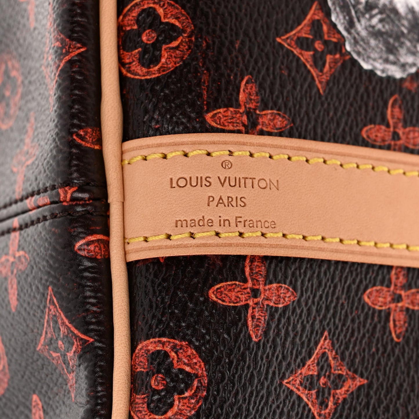 LOUIS VUITTON Catogram Speedy Bandouliere 30 Marron