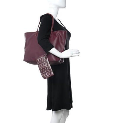 Goyard Goyardine Reversible Anjou PM Burgundy 2 of 15