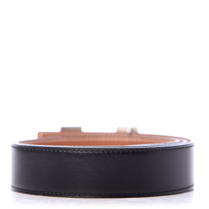 Hermes Box Togo 32mm H Belt 85 Black Gold 2 of 6