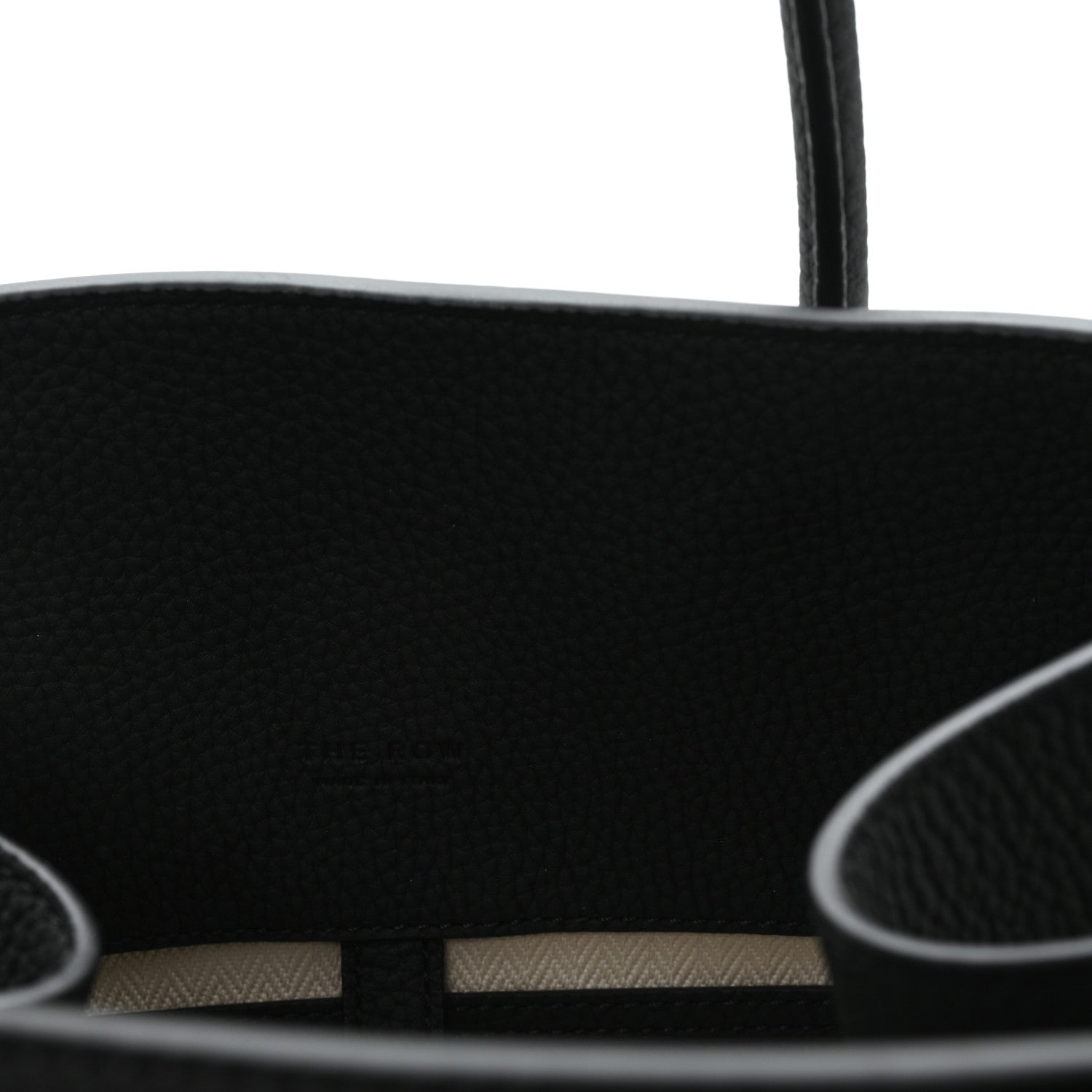 The Row Matte Grained Calfskin Soft Margaux 15 Black 6 of 9