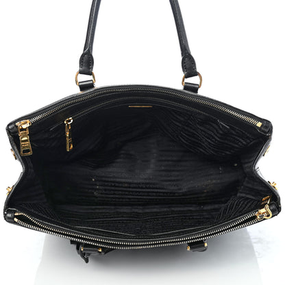 Prada Saffiano Large Galleria Double Zip Tote Black 4 of 4