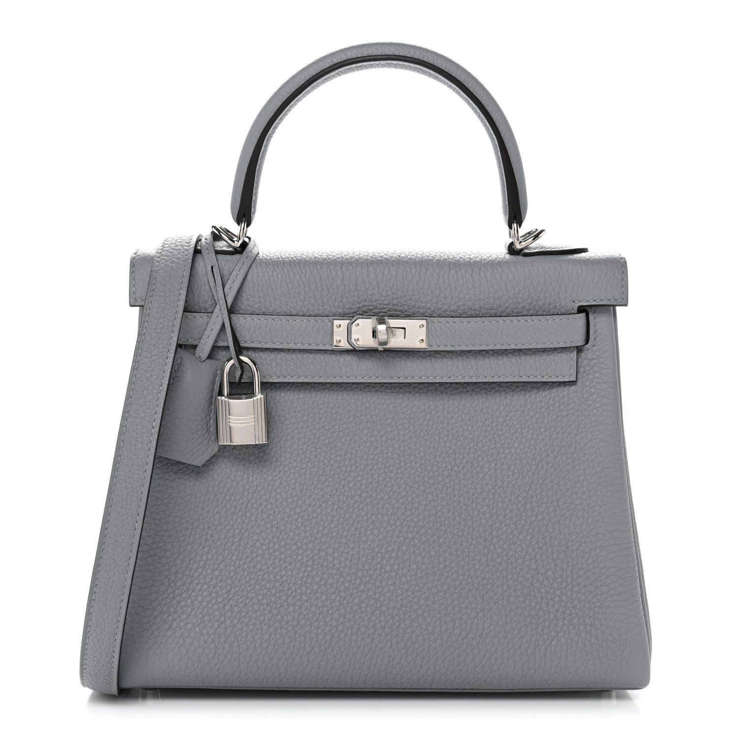 Hermes Togo Kelly Retourne 25 Gris Pantin 1 of 10