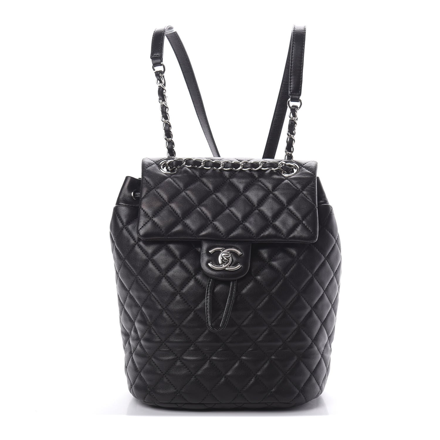 Chanel Lambskin Quilted Small Urban Spirit Backpack Black 1 of 9