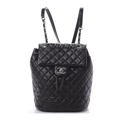 Chanel Lambskin Quilted Small Urban Spirit Backpack Black 1 of 9