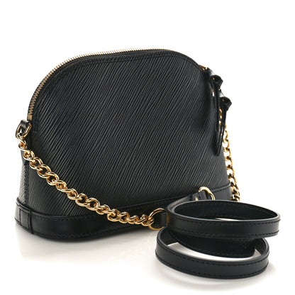 Louis Vuitton Epi Alma Mini Black 3 of 9