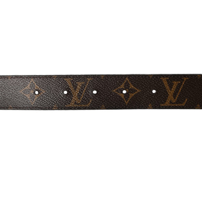 Louis Vuitton Calfskin Monogram 30mm LV Initiales Reversible Belt 80/32 Black 6 of 7