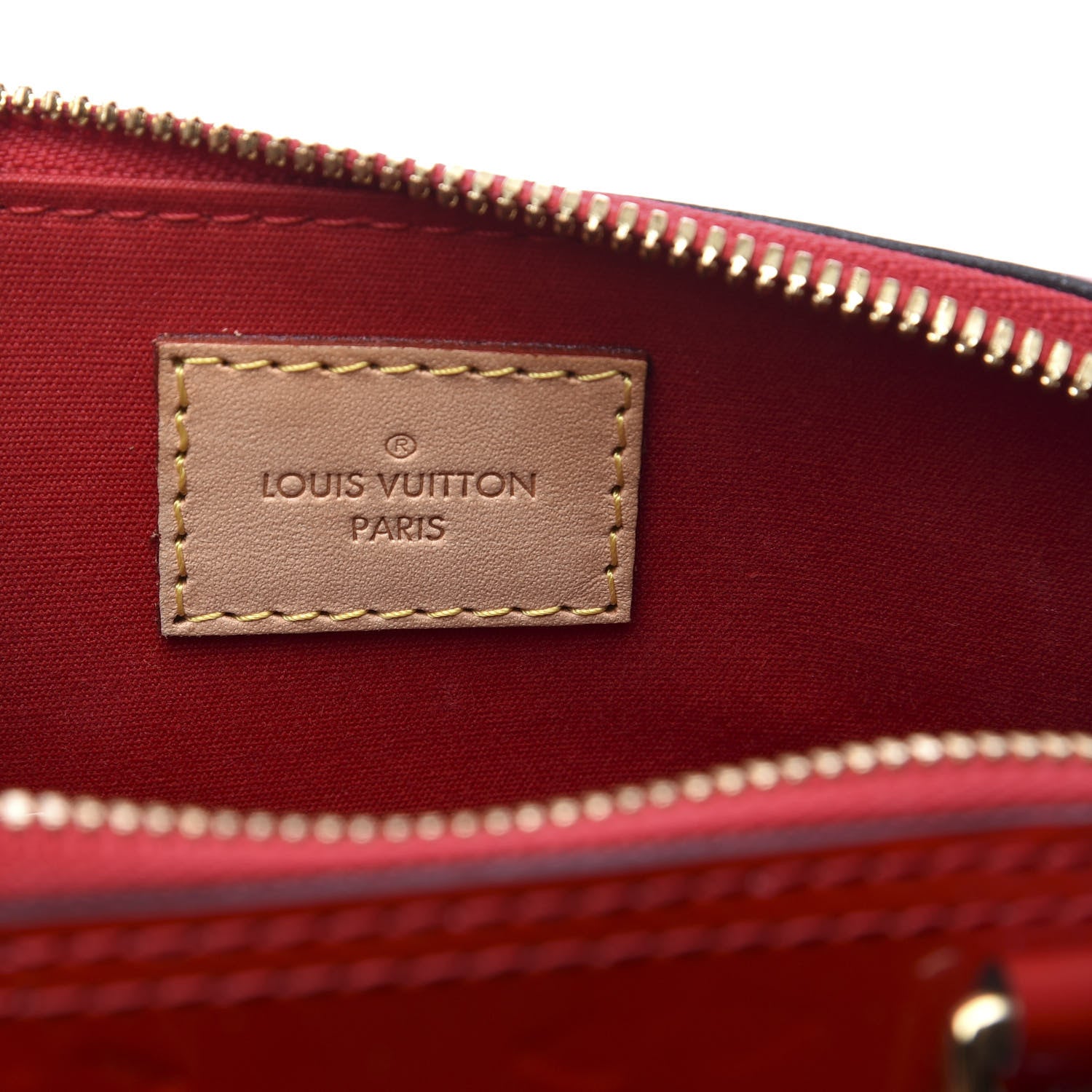 Louis Vuitton Vernis Alma BB Cherry 7 of 10