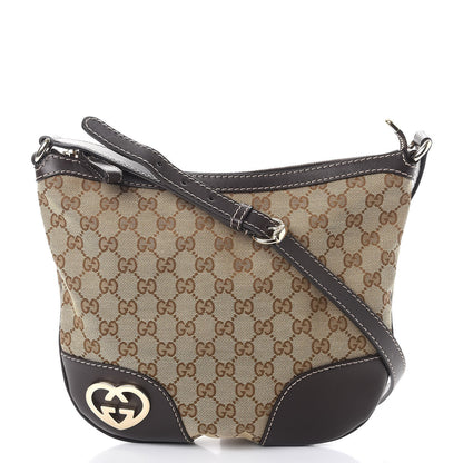 Gucci Monogram Small Lovely Heart Messenger Dark Brown 1 of 7