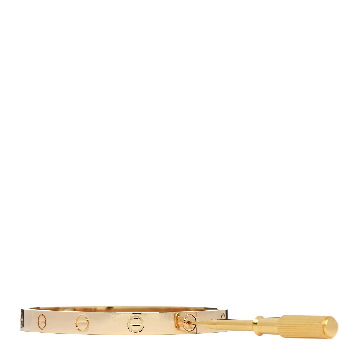 Cartier 18K Yellow Gold LOVE Bracelet 18 3 of 9