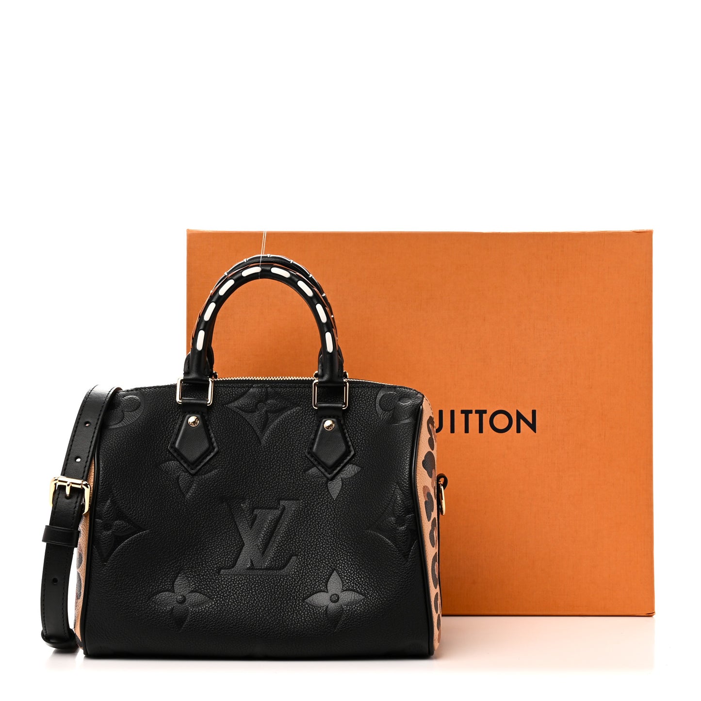 Empreinte Monogram Giant Wild At Heart Speedy Bandouliere 25 Black