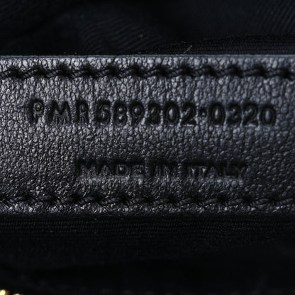Saint Laurent Raffia Calfskin Medium Nolita Shoulder Bag Natural Black 11 of 11