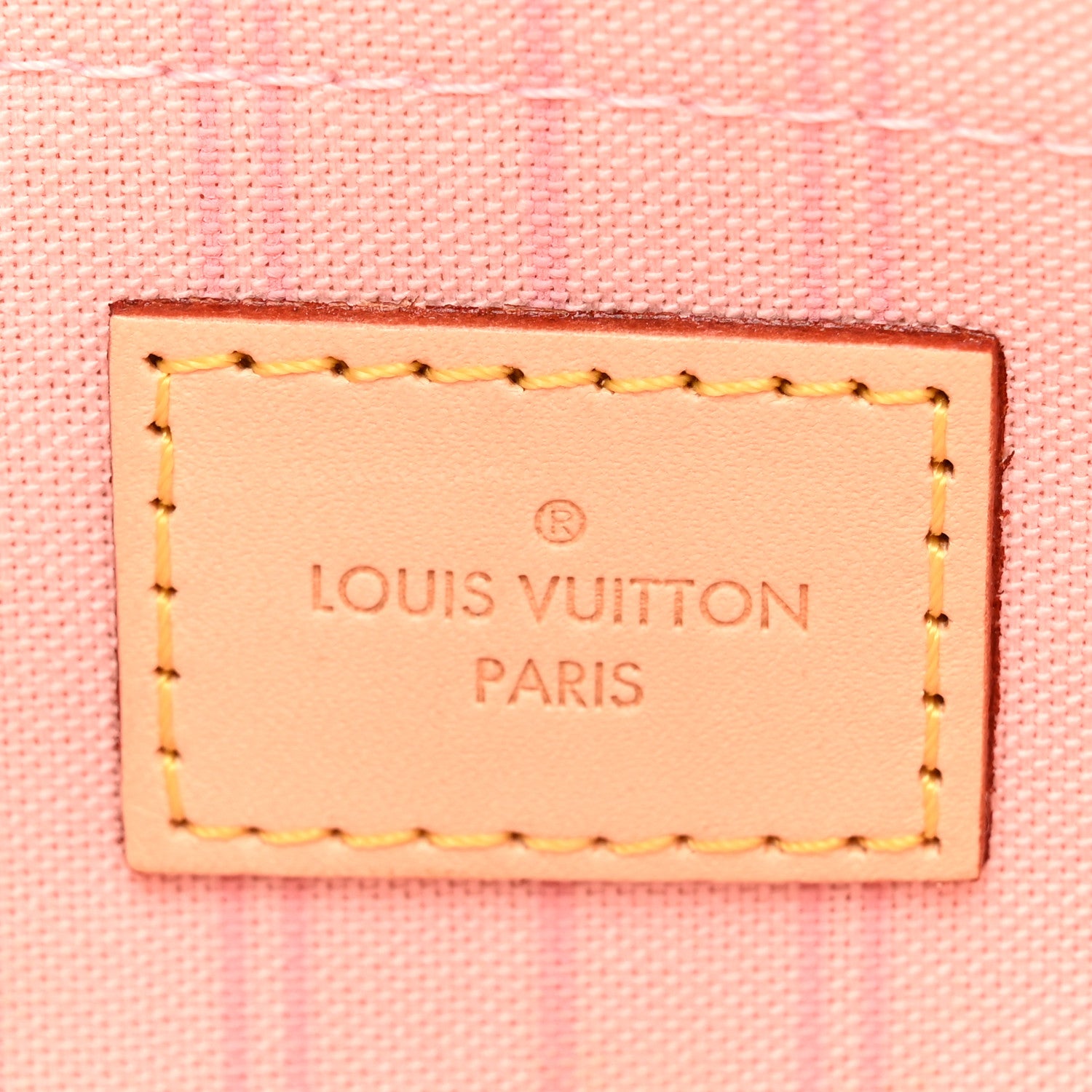 Louis Vuitton Damier Azur Neverfull MM GM Pochette Rose Ballerine 6 of 8