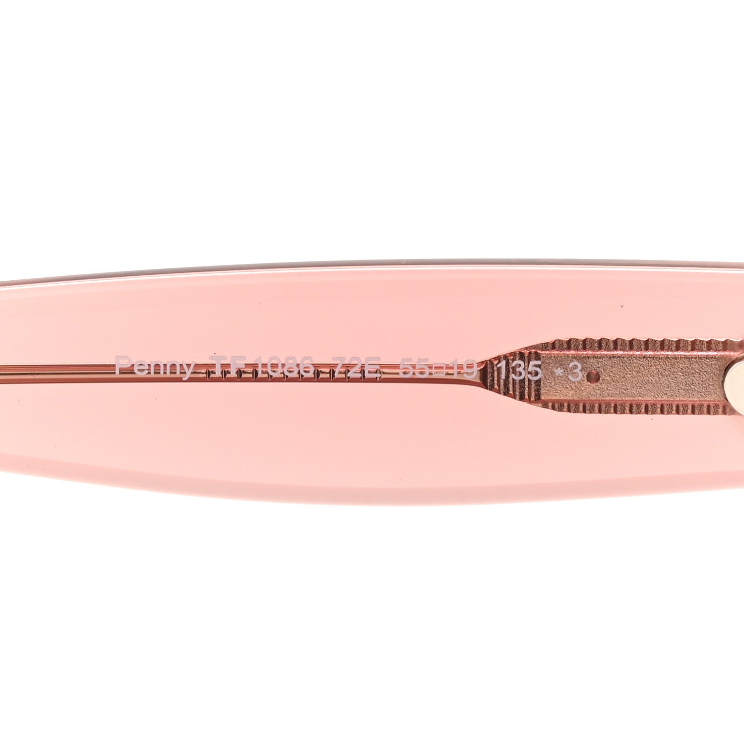 Tom Ford Acetate Penny Butterfly Sunglasses TF1086 Transparent Pink 6 of 9