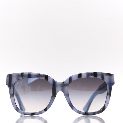 Gucci Acetate Square Frame Sunglasses GG3756/F/S Blue 2 of 8