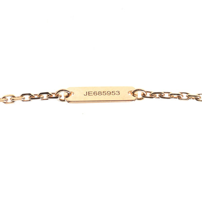 Van Cleef & Arpels 18K Rose Gold Diamond Black Onyx Vintage Alhambra Pendant Necklace 4 of 7