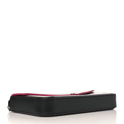 Louis Vuitton Epi Pochette Felicie Black Hot Pink 5 of 10
