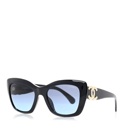 Chanel Acetate Square Sunglasses 71395A Navy 1 of 8