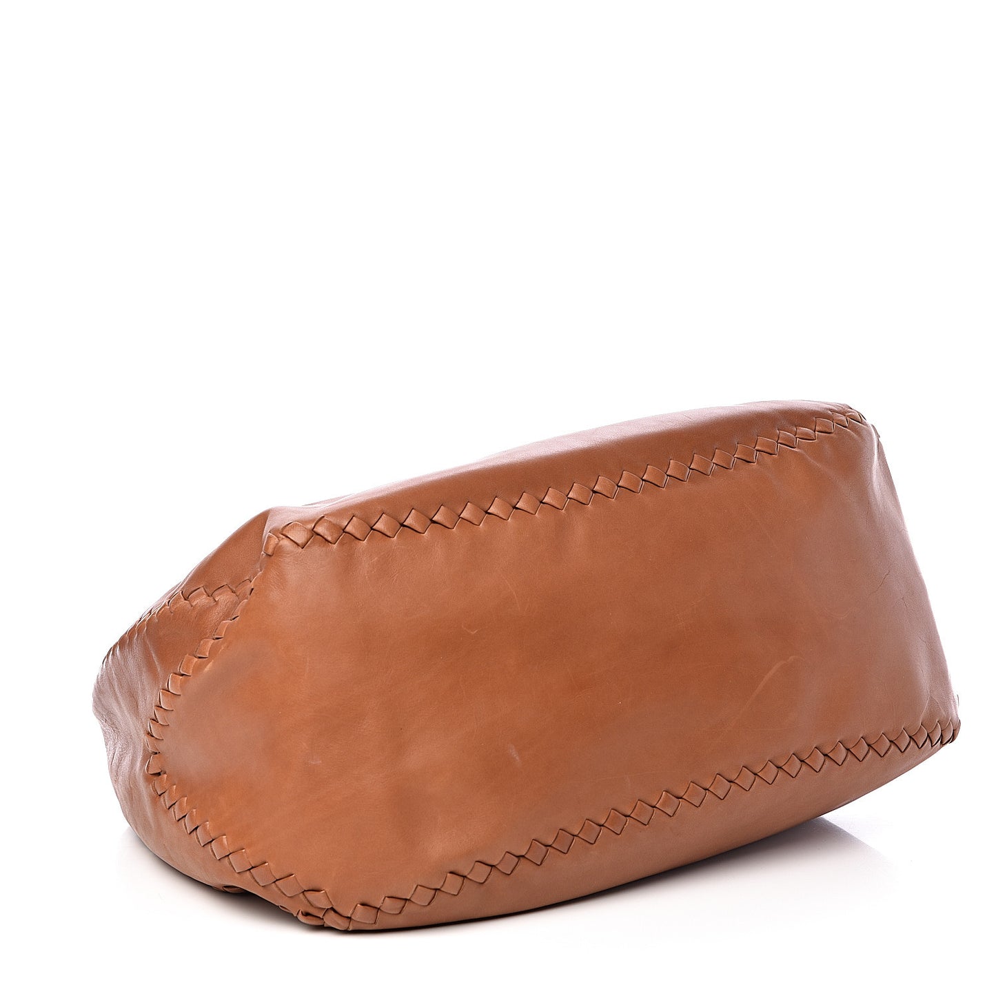 Nappa Intrecciato Hobo Dark Calvados