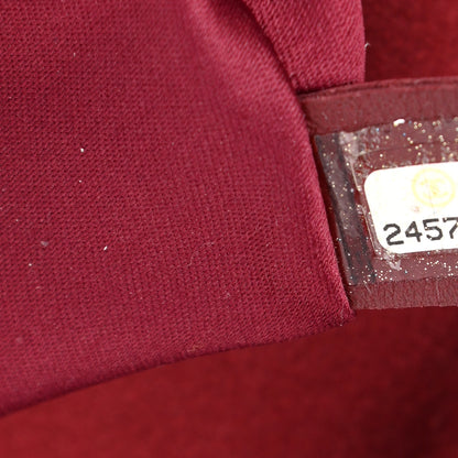 Chanel Velvet Quilted Medium Camellia Flap Black Red Blue 7 of 11