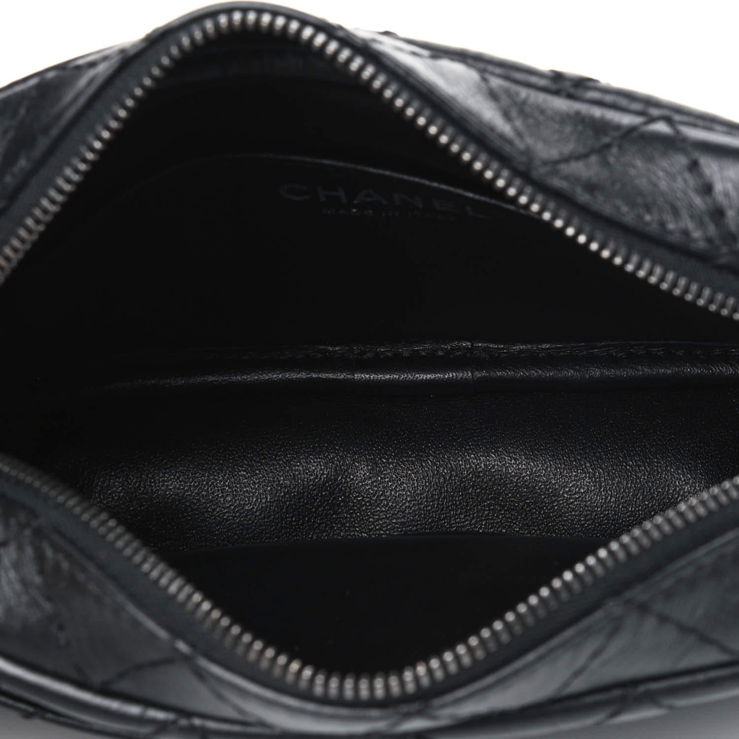 Chanel Aged Calfskin Quilted Mini Reissue Camera Case Black 4 of 5