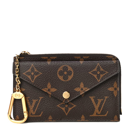 Louis Vuitton Monogram Recto Verso Card Holder Black 1 of 9