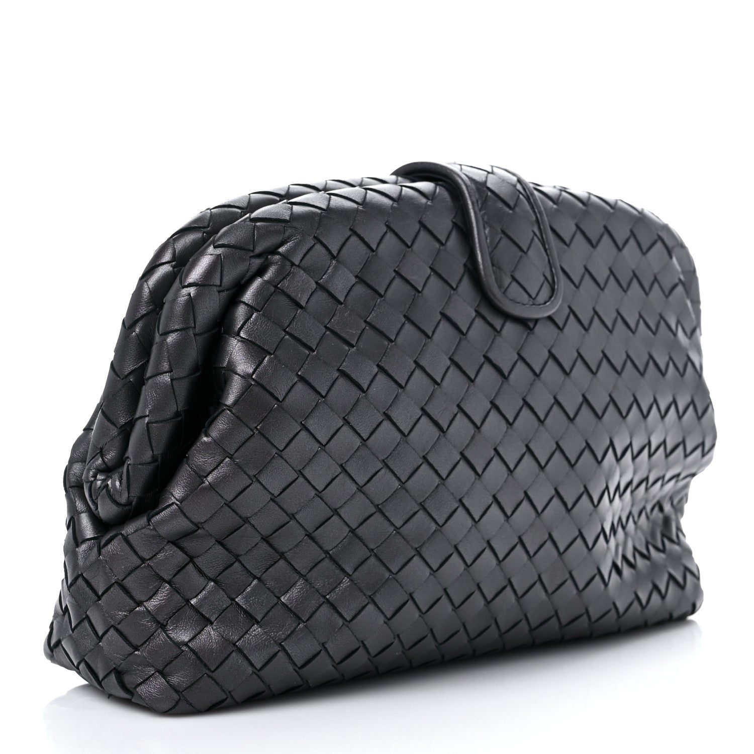 Bottega Veneta Nappa Intrecciato The Lauren 1980 Clutch Ebano 2 of 9