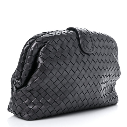 Bottega Veneta Nappa Intrecciato The Lauren 1980 Clutch Ebano 2 of 9