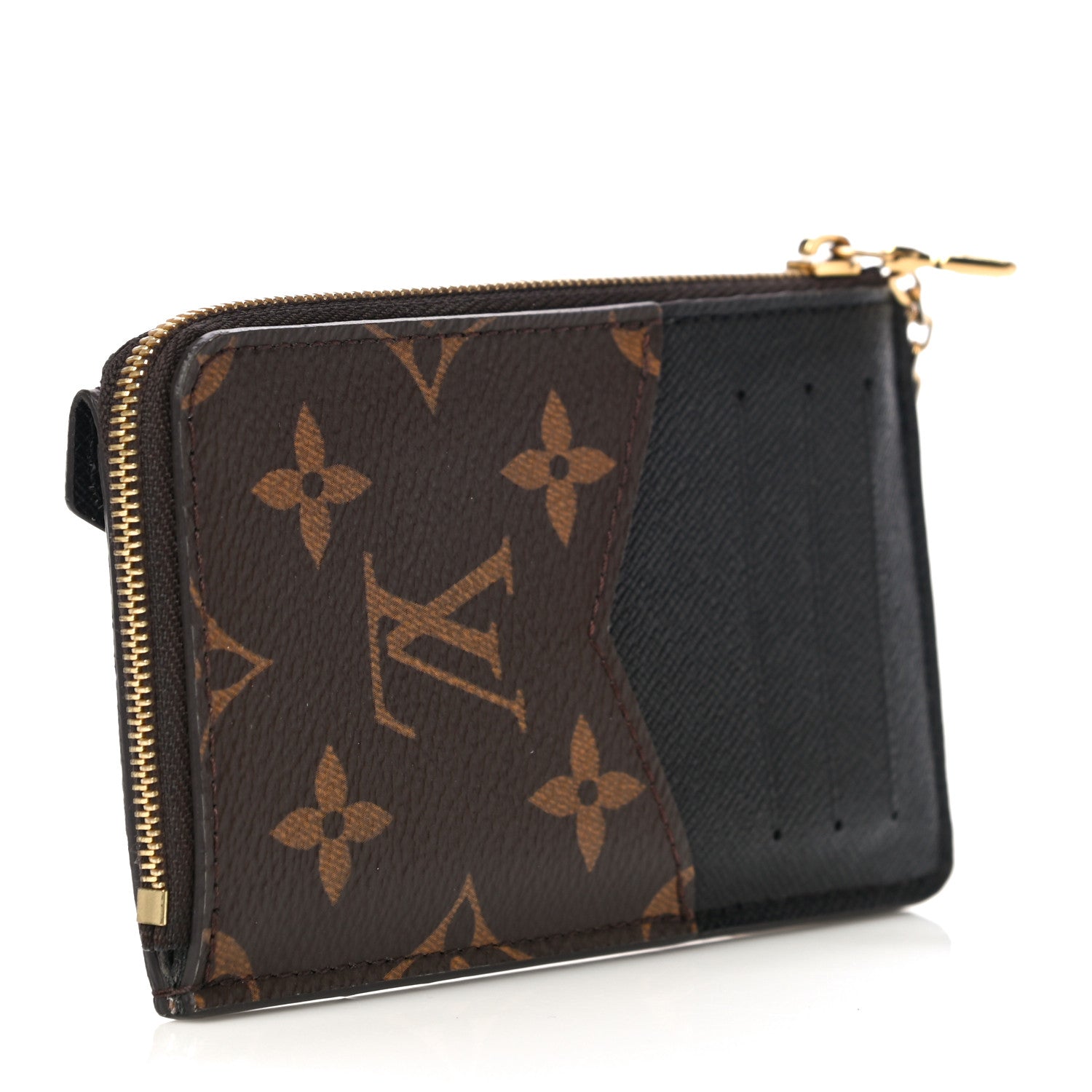 Louis Vuitton Monogram Recto Verso Card Holder Black 2 of 9