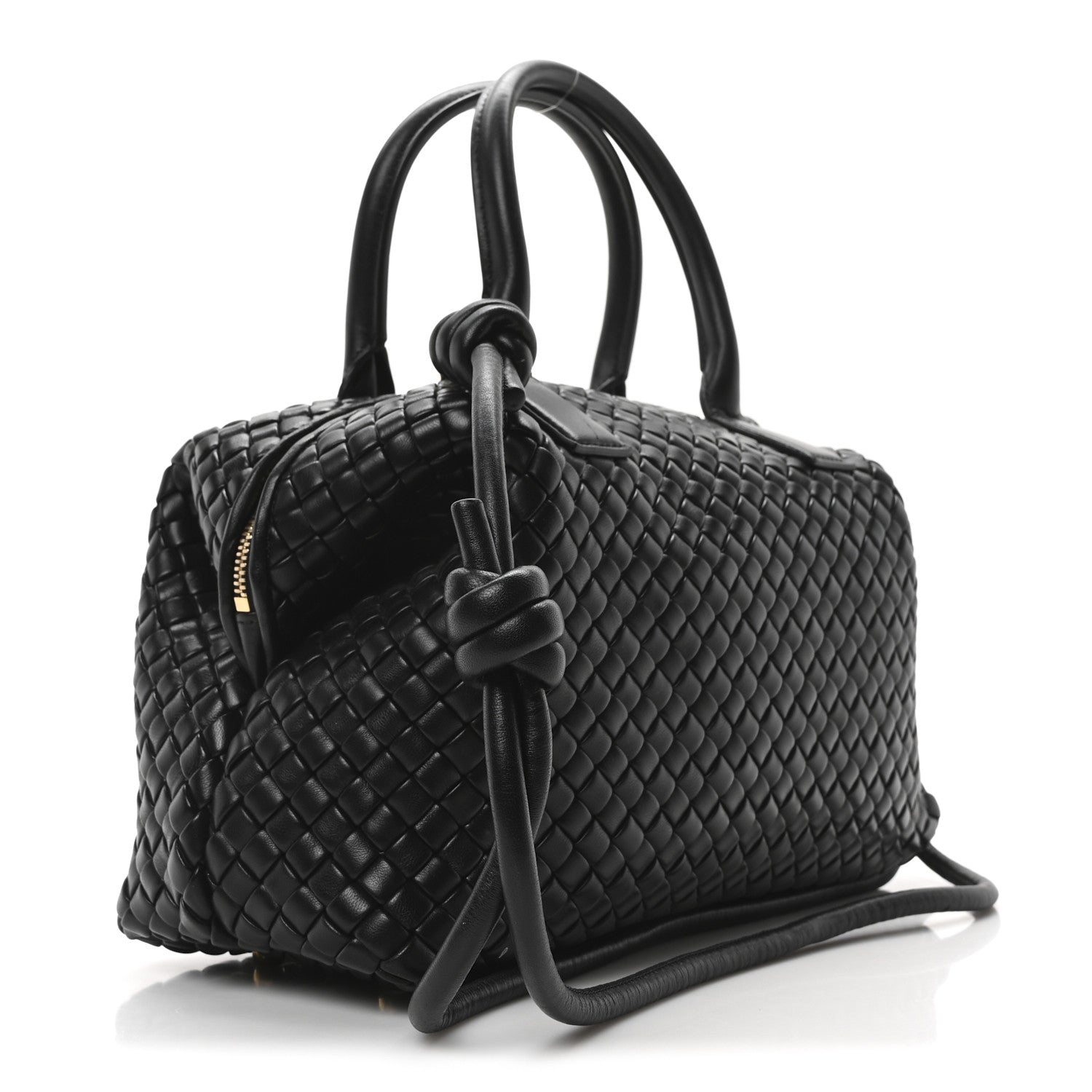Bottega Veneta Nappa Intrecciato Medium Bauletto Black Black 3 of 9