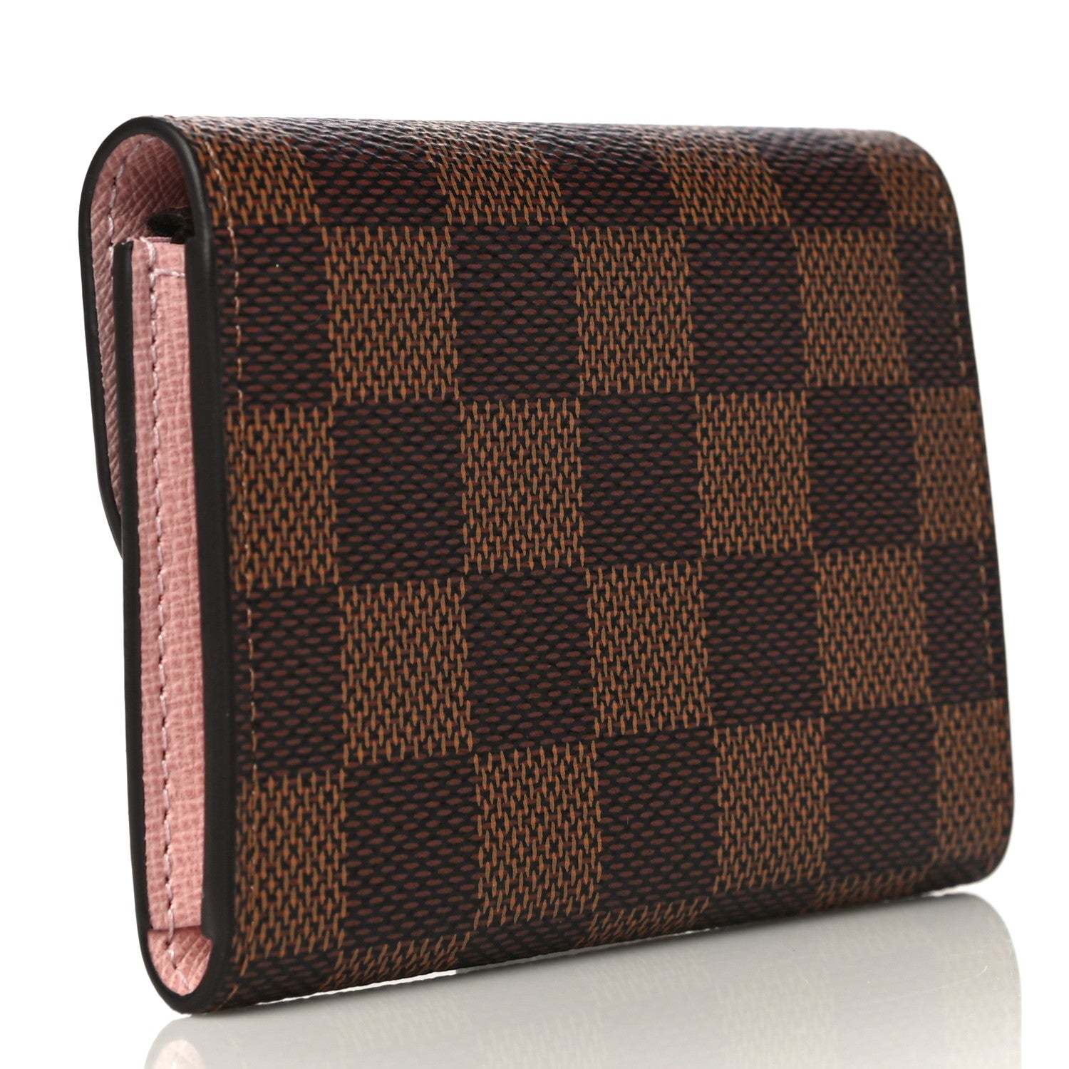 Louis Vuitton Damier Ebene Rosalie Coin Purse Rose Ballerine 3 of 10
