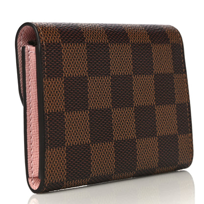 Louis Vuitton Damier Ebene Rosalie Coin Purse Rose Ballerine 3 of 10