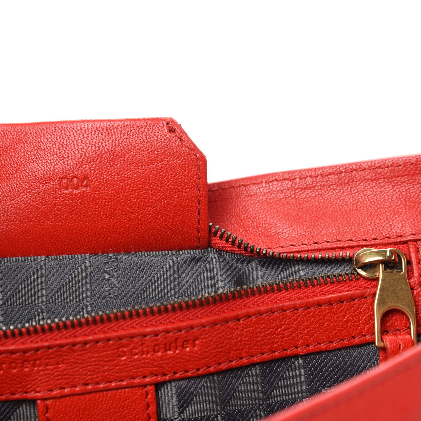 Lambskin Medium PS1 Satchel Red