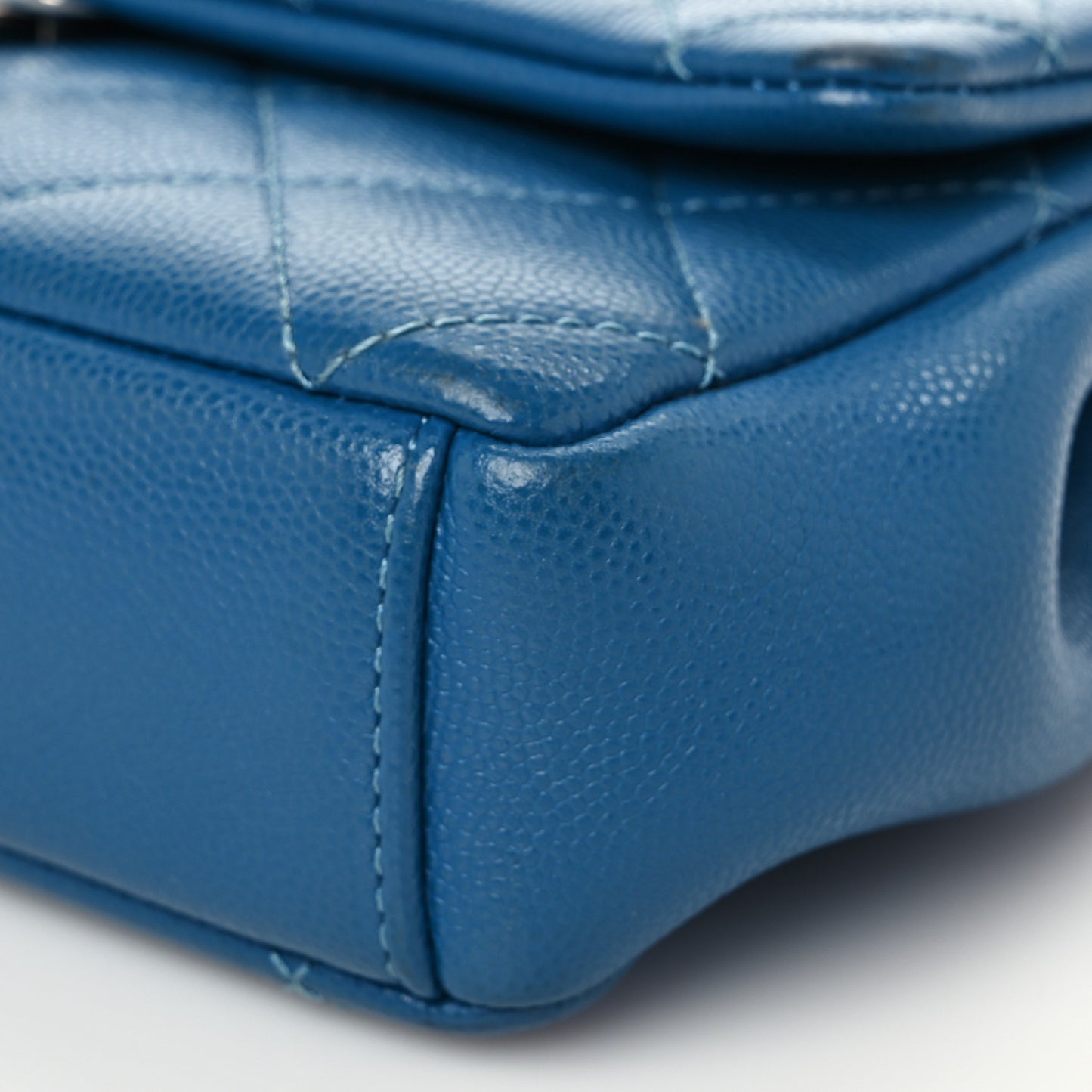 Caviar Quilted My Everything Small Flap Blue