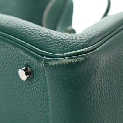 Hermes Taurillon Clemence Lindy 26 Malachite 11 of 13