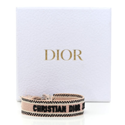Christian Dior Woven Cotton J'Adior Friendship Bracelet Pink 5 of 5