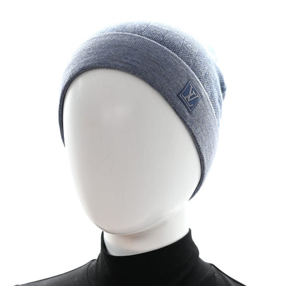 Louis Vuitton Wool Petit Damier Hat NM Light Blue 2 of 5