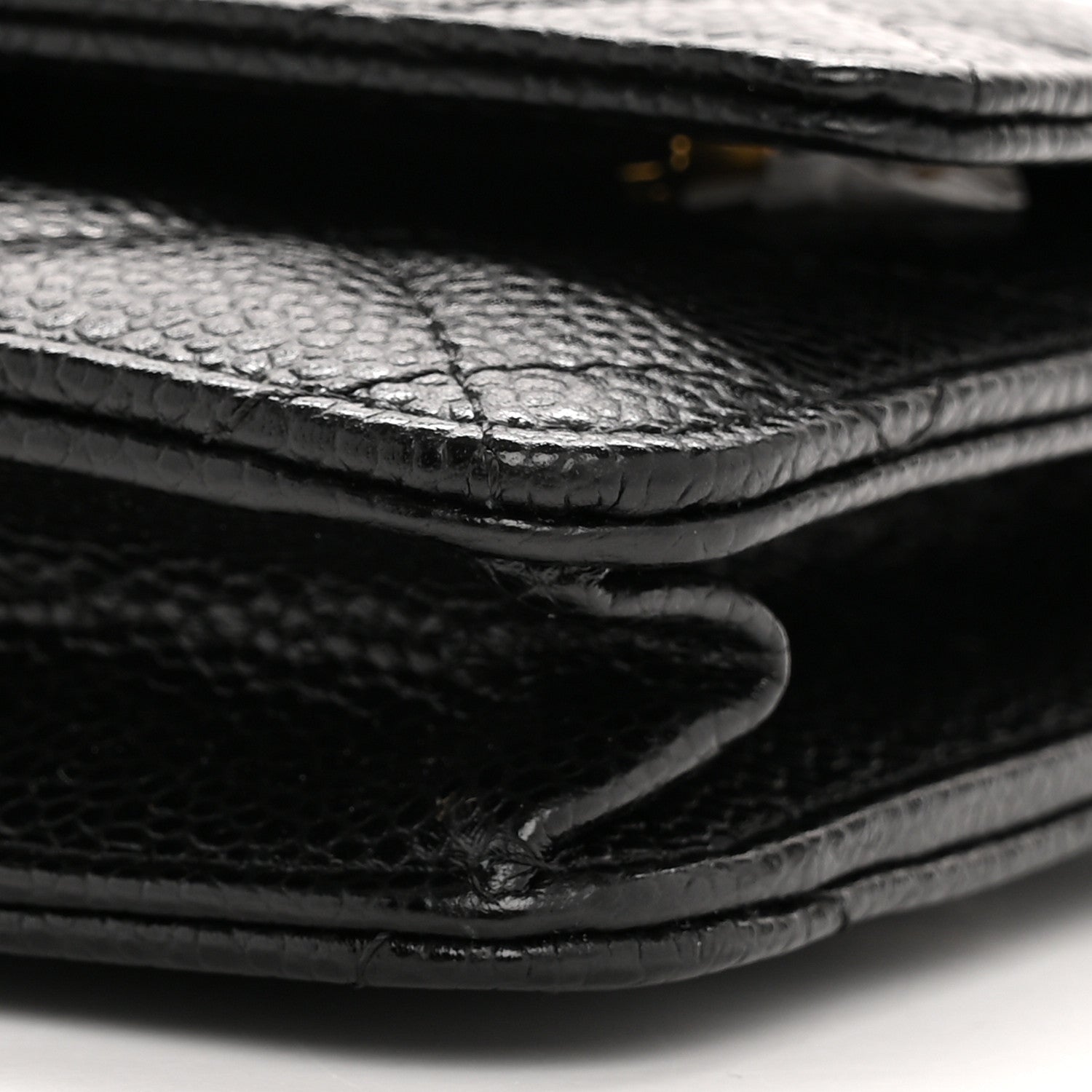 Chanel Caviar Quilted Wallet on Chain WOC Black 10 of 11