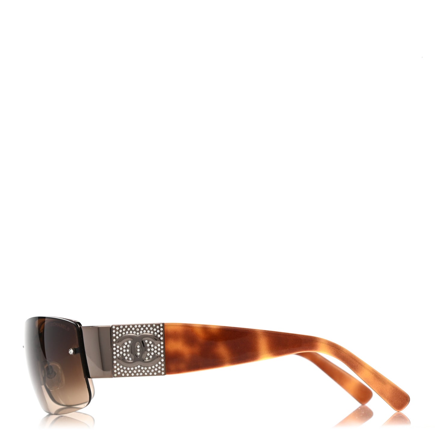 Crystal CC Sunglasses 4117-B Tortoise