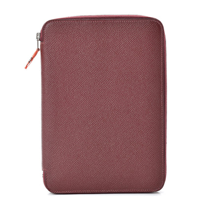 Hermes Epsom Silkydaily Globe Trotter Agenda Rouge H 1 of 7