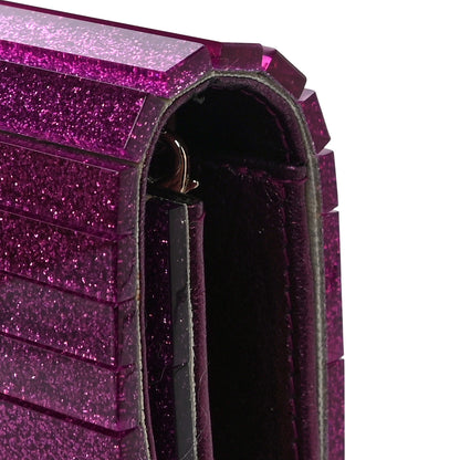 Jimmy Choo Acrylic Glitter Sweetie Clutch Peony Pink 19 of 20