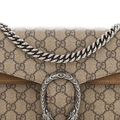 Gucci GG Supreme Monogram Small Dionysus Shoulder Bag Taupe 8 of 14