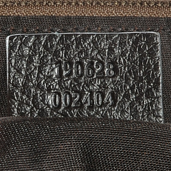 Crystal Monogram Messenger Bag Brown