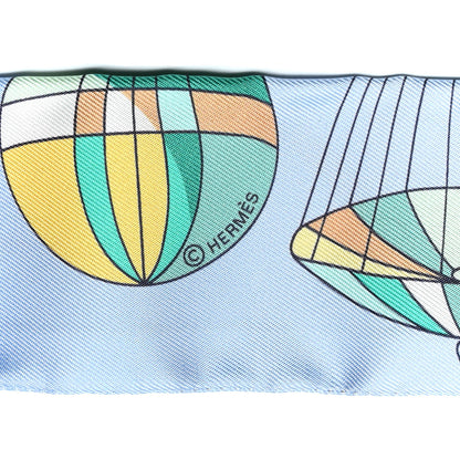 Hermes Silk Les Folies Du Ciel Twilly Bleu Lavande Soleil 3 of 4