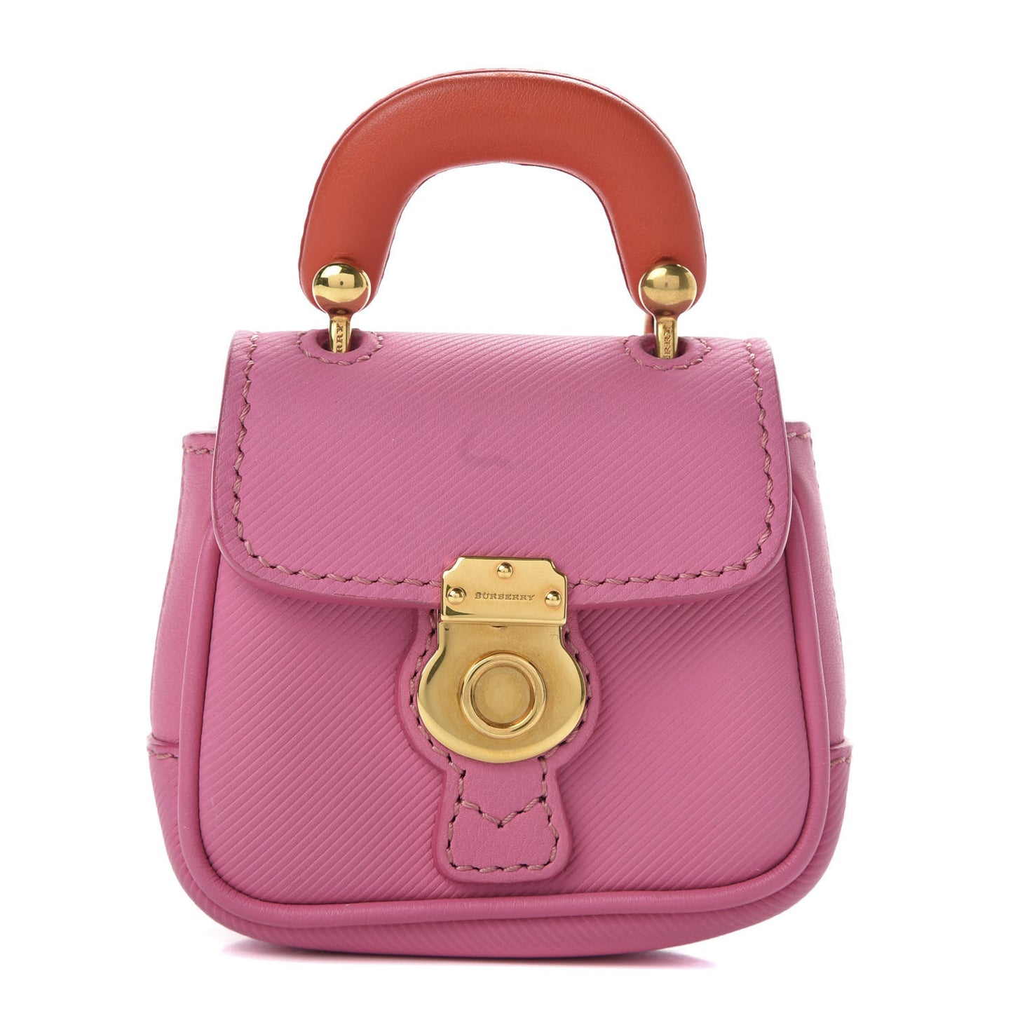 Trench Calfskin DK88 Tote Charm Pink