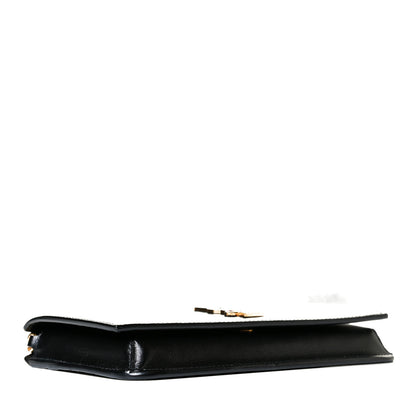Saint Laurent Smooth Calfskin Monogram Phone Holder Crossbody Black 3 of 5