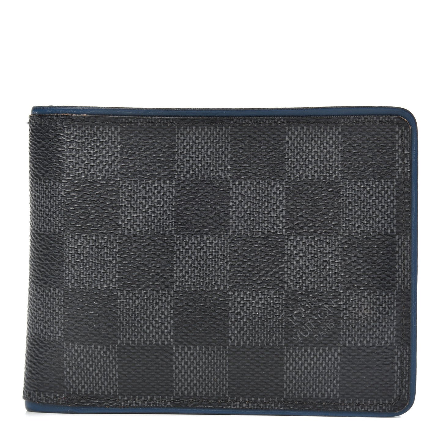Damier Graphite Multiple Wallet Blue