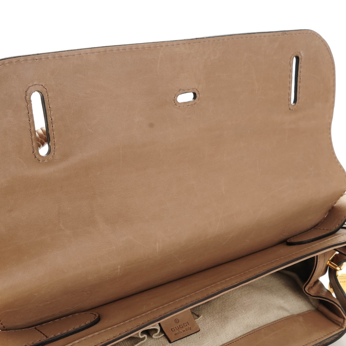 Leather Handmade Large Top Handle Bag Taupe