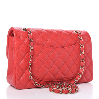 Chanel Caviar Quilted Small Double Flap Red 3 of 10
